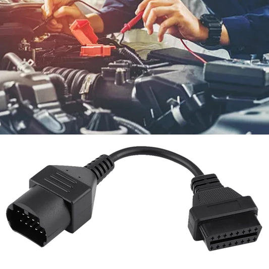 17 Pin Code Reader Adapter, 17Pin to 16Pin OBD2 Adapter Connector Diagnostic Scanner Cable