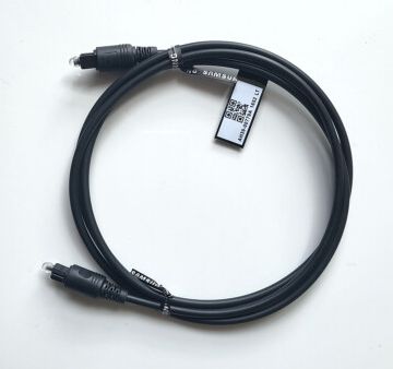 Optical Cable 1.5 Meter toslink-cable  5 FT Digital Fiber Optic Audio Cable Cord Optical SPDIF TosLink Model AH81-11681A High Quality Sound Bar TV Cable, Black