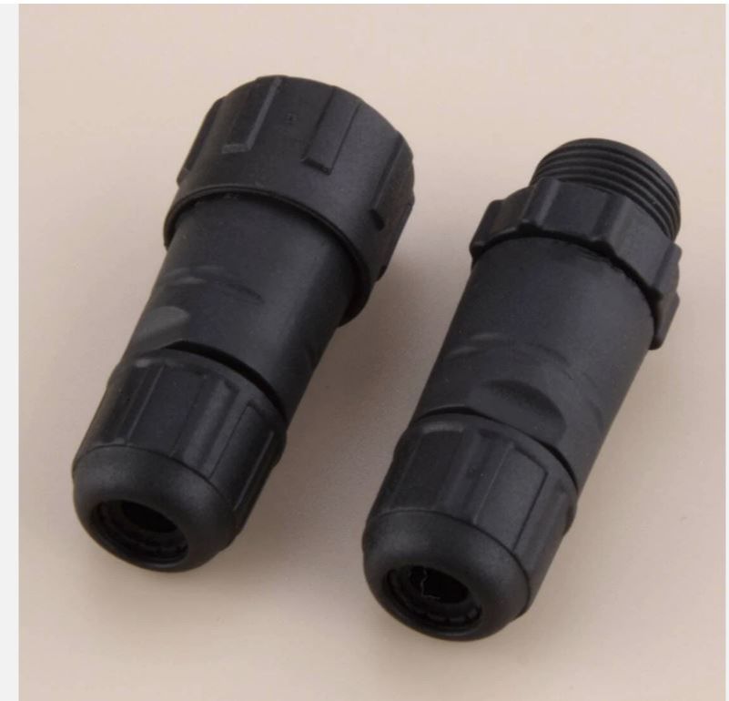 4 Pin Male Female Waterproof Cable Connector Set – Outdoor Wire Harness Adapter Socket for Boat, Marine & Automotive Use