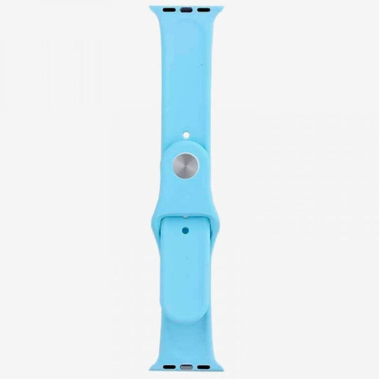 Universal  Generic Watch 38mm / 40mm / 41 mm (Series 1, 2, 3, 4, 5, 6, 7 and SE)  Strap for i watch Made of high quality FDA food-grade silicone (meaning it won't cause rashes)  With Lock A One World Hi Quality (Surf Blue)(Watch Not Included)