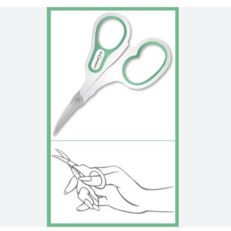 Nail beauty Scissor, Curved Blade Scissor, Stainless Steel Beauty Scissors, Suitable for Trimming Nail Eyebrows, Nose Hair, Beard, Silver, Toenails Women Men lamarque-beauty  Manicure Pedicure