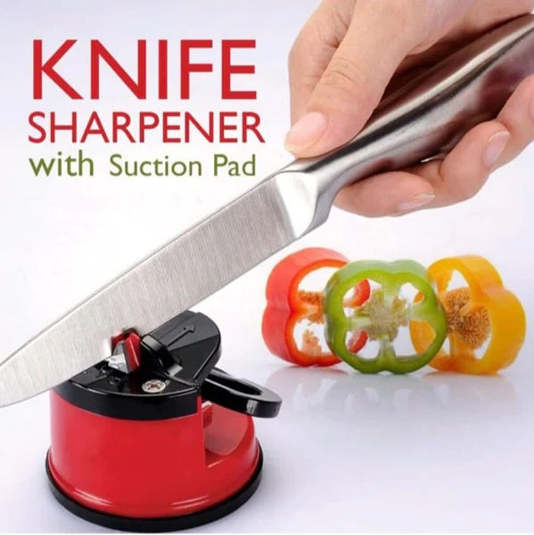 Kitchen Knife Sharpener Tungsten Steel Knife Sharpener Mini Suction Cup Sharpening Stone Kitchen Sharpening Tool for Knives Scissors