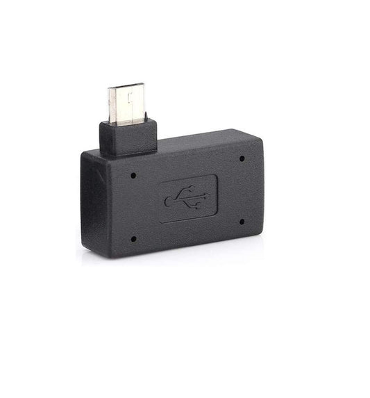 OTG Adapter 90° Right Angle Micro USB OTG Cable – TV xStream High-Speed USB Adapter for Firestick (2nd Gen, 3rd Gen, 4K), Android Smartphones, Tablets, Keyboards & Gaming Consoles