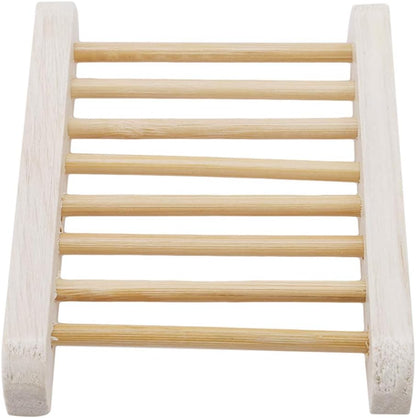 1 Pack Natural Wooden Soap Rack, Simple Soap Rack, Household Bathroom Soap Dish made with 100% original Wood