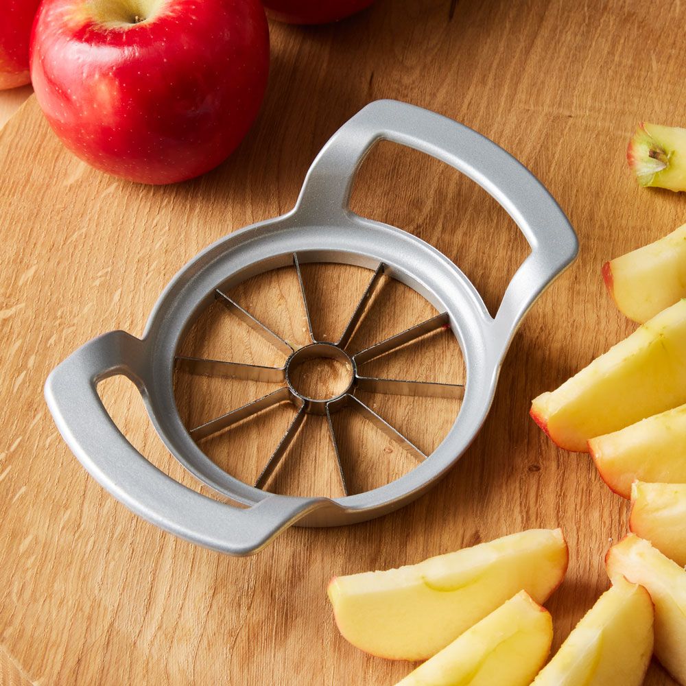 Professional Apple Slicer, Corer, Cutter, Divider with 8 Stainless Steel Sharp Blades,Premium Dainty Gadget for Apples and More Hi Quality Long Life A One Smart Kitchen