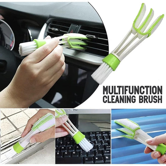 Car AC Vent Cleaning Brush - 2 in 1 Multi Purpose Cleaning Brush Accessories