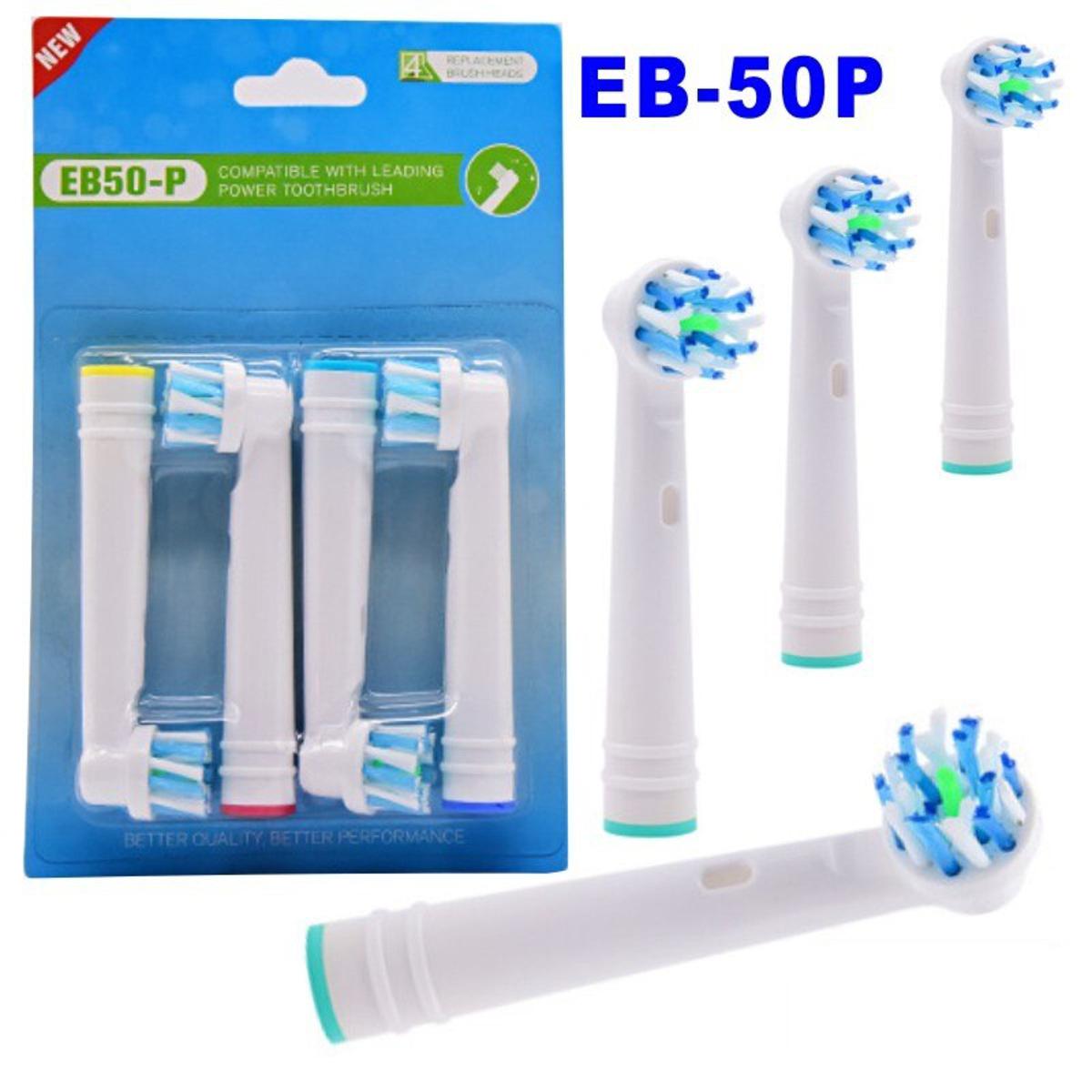 EB50-P Replacement Electric Toothbrush Head For Brau-n Oral B Toothbrush Multi-Angle Cleaning