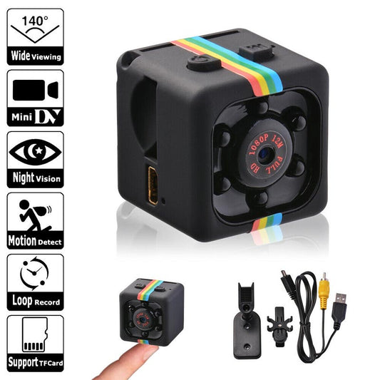 SQ11 Mini Camera 1080P  – sq11 Portable HD Nanny & Security Camera  With Night Vision & Motion Detection