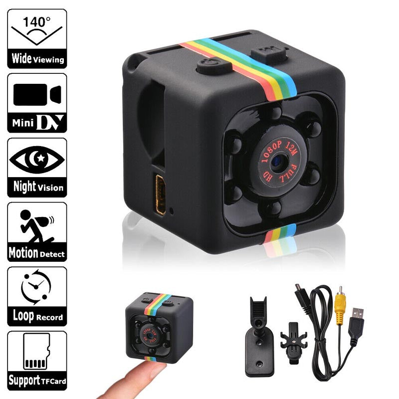SQ11 Mini Camera 1080P  – sq11 Portable HD Nanny & Security Camera  With Night Vision & Motion Detection