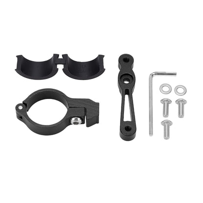 Seatpost Water Bottle Holder, Durable Clear Design Bicycle Bottle Holder Adapter Adjustable Convenient Aluminum Alloy for Outdoor Riding(Black)