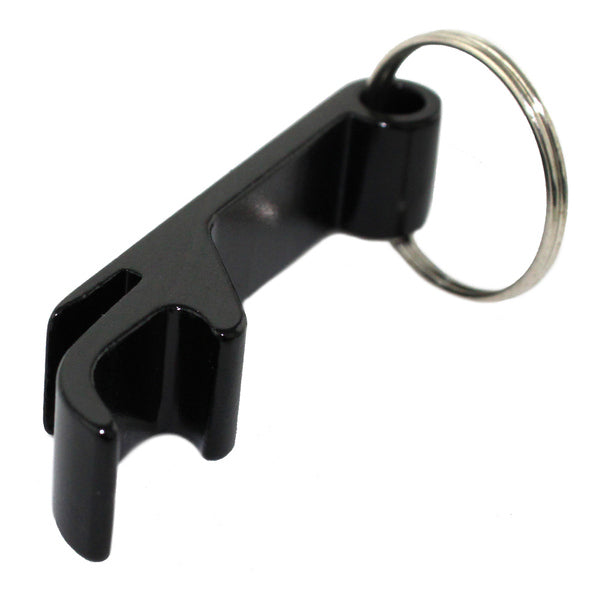 Bottle Opener Keyring Black