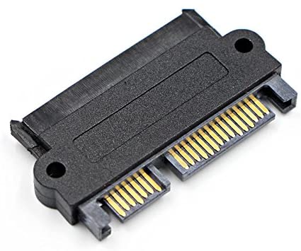 SFF-8482 SAS 29P Female To SATA 22P Male Adapter Sas To Sata Adapter Converter Straight Head For Personal Computer, Server, Sas Motherboard, Harddrive Black A One Hi quality
