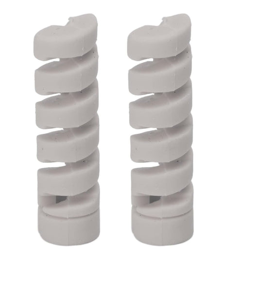 2 PCS Bicycle Spiral Cable Wrap Protector – Rubber Bike Frame Guard Sleeve for Brake & Shifter Housing Protection