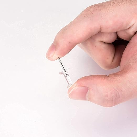 JAM PAPER White Push Pins – 50 Pack Decorative Thumb Tacks for Office, School & Home