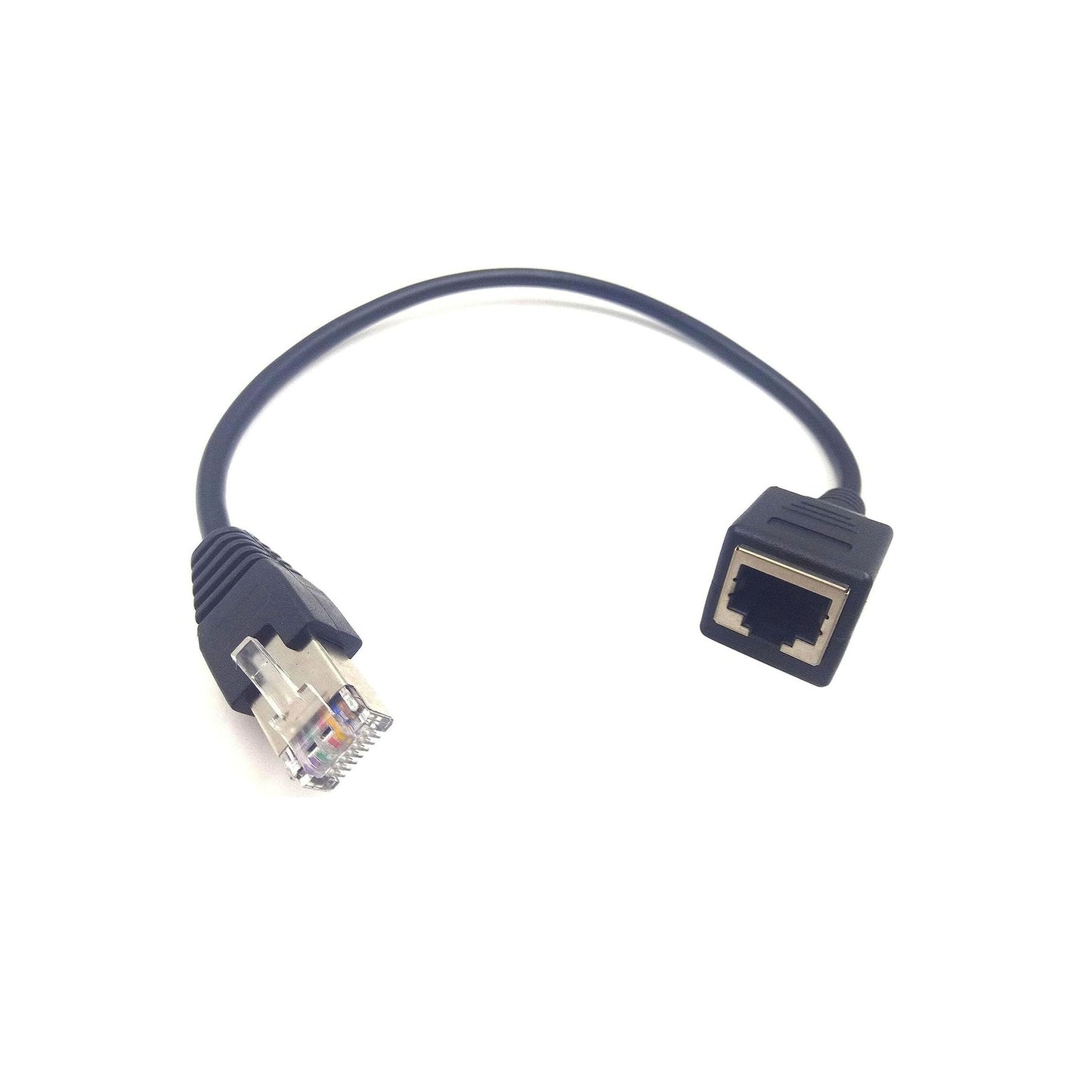 8-Pin RJ45 Mobile Radio Microphone Extension Cable – 18 inch (48 cm) CAT6 Shielded Lead