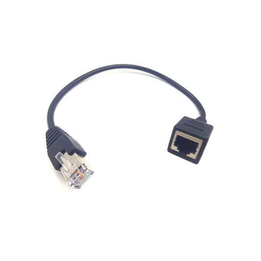 8-Pin RJ45 Mobile Radio Microphone Extension Cable – 18 inch (48 cm) CAT6 Shielded Lead