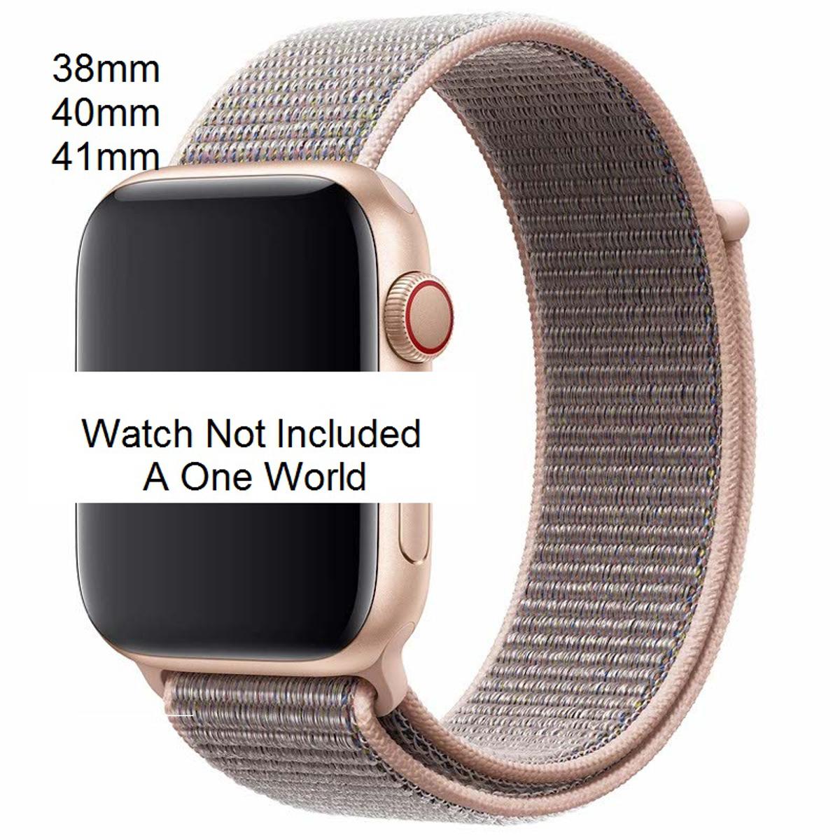 Sport Loop Watch Strap – 38mm/40mm/41mm Pink Sand | Stylish & Comfortable Replacement Band