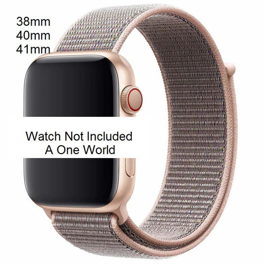 Sport Loop Watch Strap – 38mm/40mm/41mm Pink Sand | Stylish & Comfortable Replacement Band