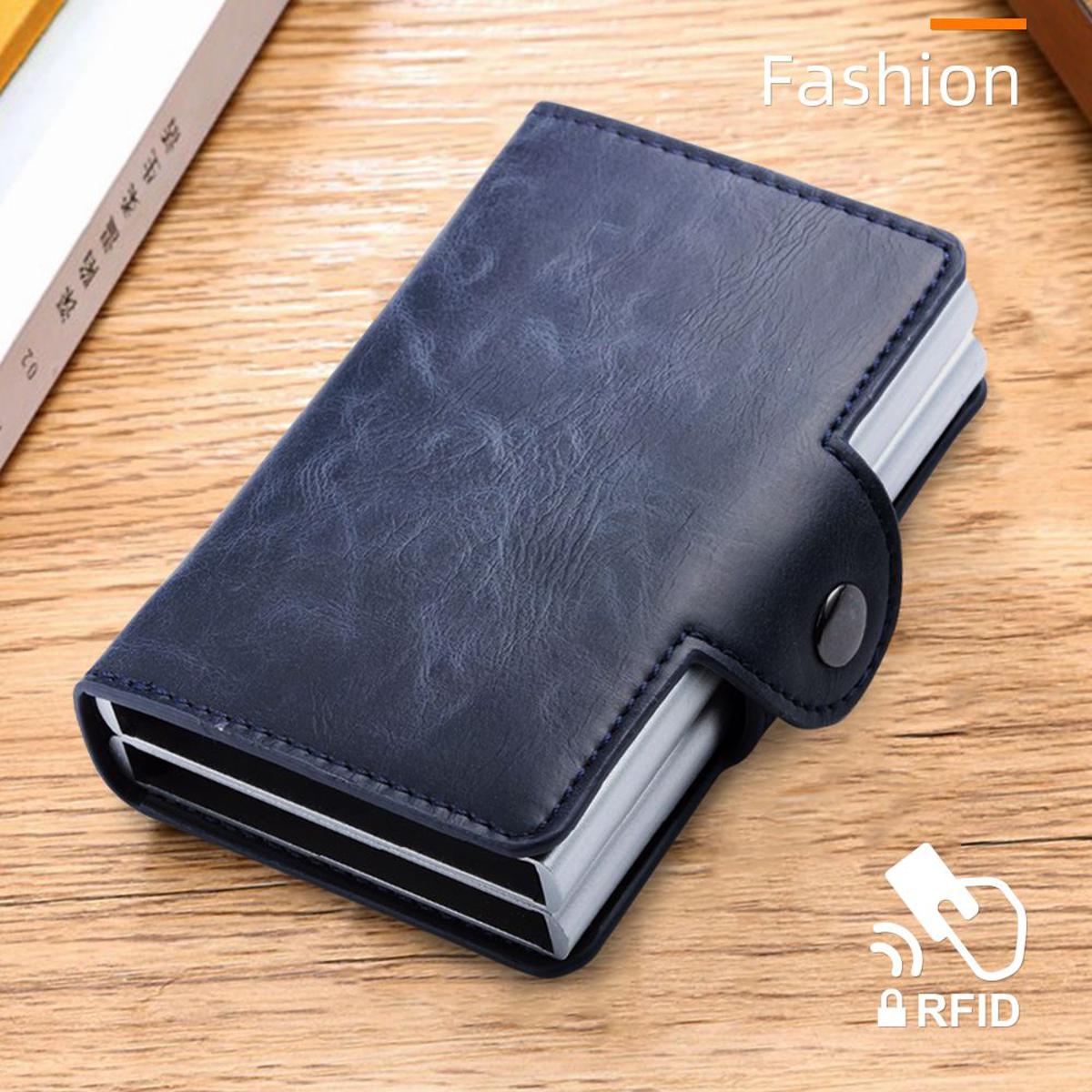 Top Quality RF ID Blocking Smart Wallet Pop Up Women Wallets Money Bag ATM Card Holder Double Box Card Wallets