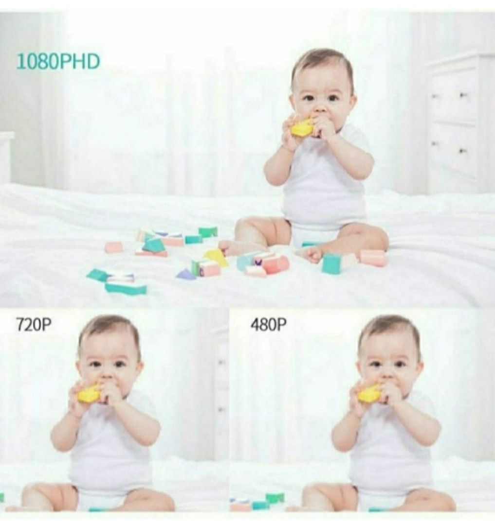 ABEDOE Video Baby Monitor 1080P 5" Color LCD with Camera, 2 Way Audio, Temperature Sensor, Lullaby