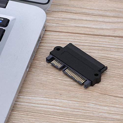 SFF-8482 SAS 29P Female To SATA 22P Male Adapter Sas To Sata Adapter Converter Straight Head For Personal Computer, Server, Sas Motherboard, Harddrive Black A One Hi quality