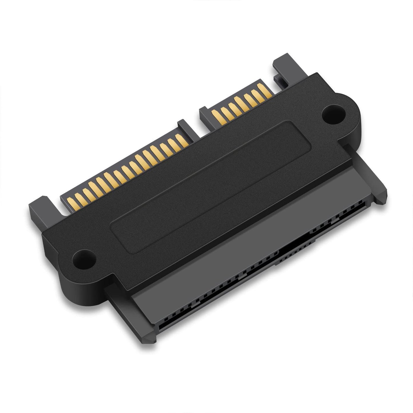 SFF-8482 SAS 29P Female To SATA 22P Male Adapter Sas To Sata Adapter Converter Straight Head For Personal Computer, Server, Sas Motherboard, Harddrive Black A One Hi quality