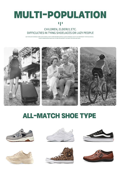 Adult Silicone Elastic Shoelaces Fashion  Athletic No Tie Shoe Lace All Sneakers Fit Quick Shoe Lace