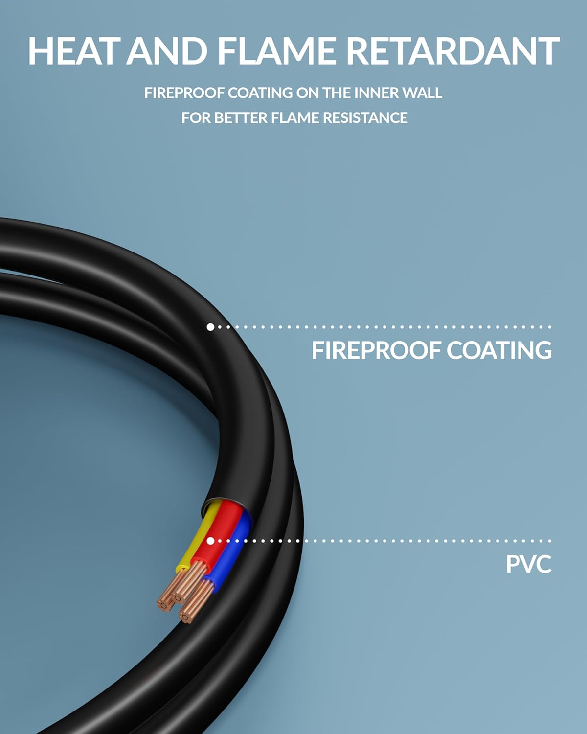 🔌 Male To Female Branded IEC C13 to C14 Link Power Cable – Heavy Gauge Power Extension Cord | 250V 10A | for Computer, Printer, SMPS, Monitor, Server, Display UPS - Heavy Gauge