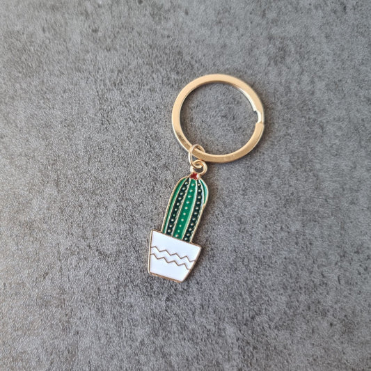 Cactus Key chain , House plant Key ring Metal Gift light weight Premium A Qulity