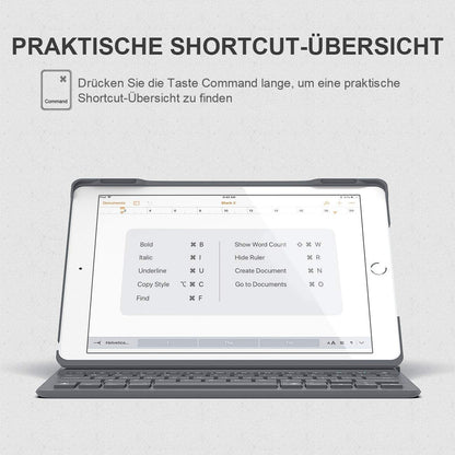 Inateck Keyboard for 10.2/10.5 inch iPads. BK2003 Wireless Keyboard Case For iPad 9.7 (2017/2018) / iPad Air (ipad Not included) - Image 4