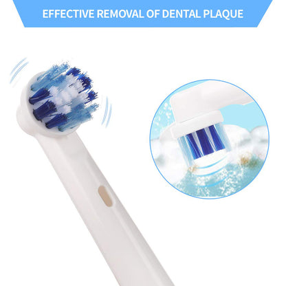 Action Electric Toothbrush Replacement Brush Heads Refill, 4 Count, EB20-P