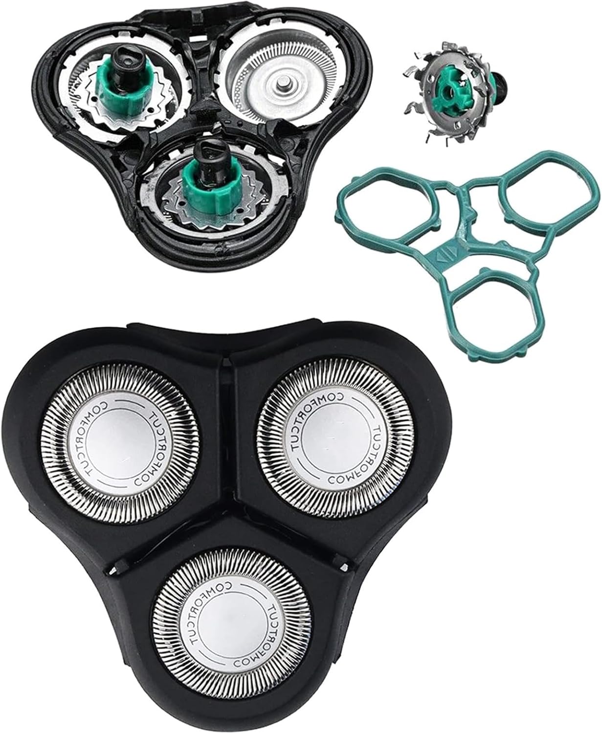 RQ11 Replacement Head Fits for Norelco SensoTouch 2D 1100 Series, RQ11 Electric Razor Replacement Blades Heads New Upgraded Shaving Unit Head Compatible with Ph-ilips 1150x, 1160x, 1170x,1180x Series