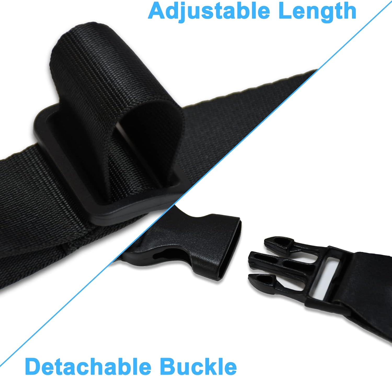 Adjustable Removable Shoulder Strap Black – Replacement Neck Lanyard for Tablet, iPad, Camera, Laptop, Binoculars & Luggage Bags | Comfortable & Durable Carry Strap