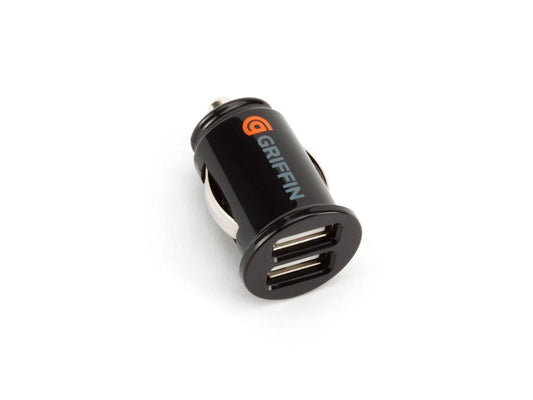 Griffin GC23089 Micro Universal Car Charger with Dual USB (Black)