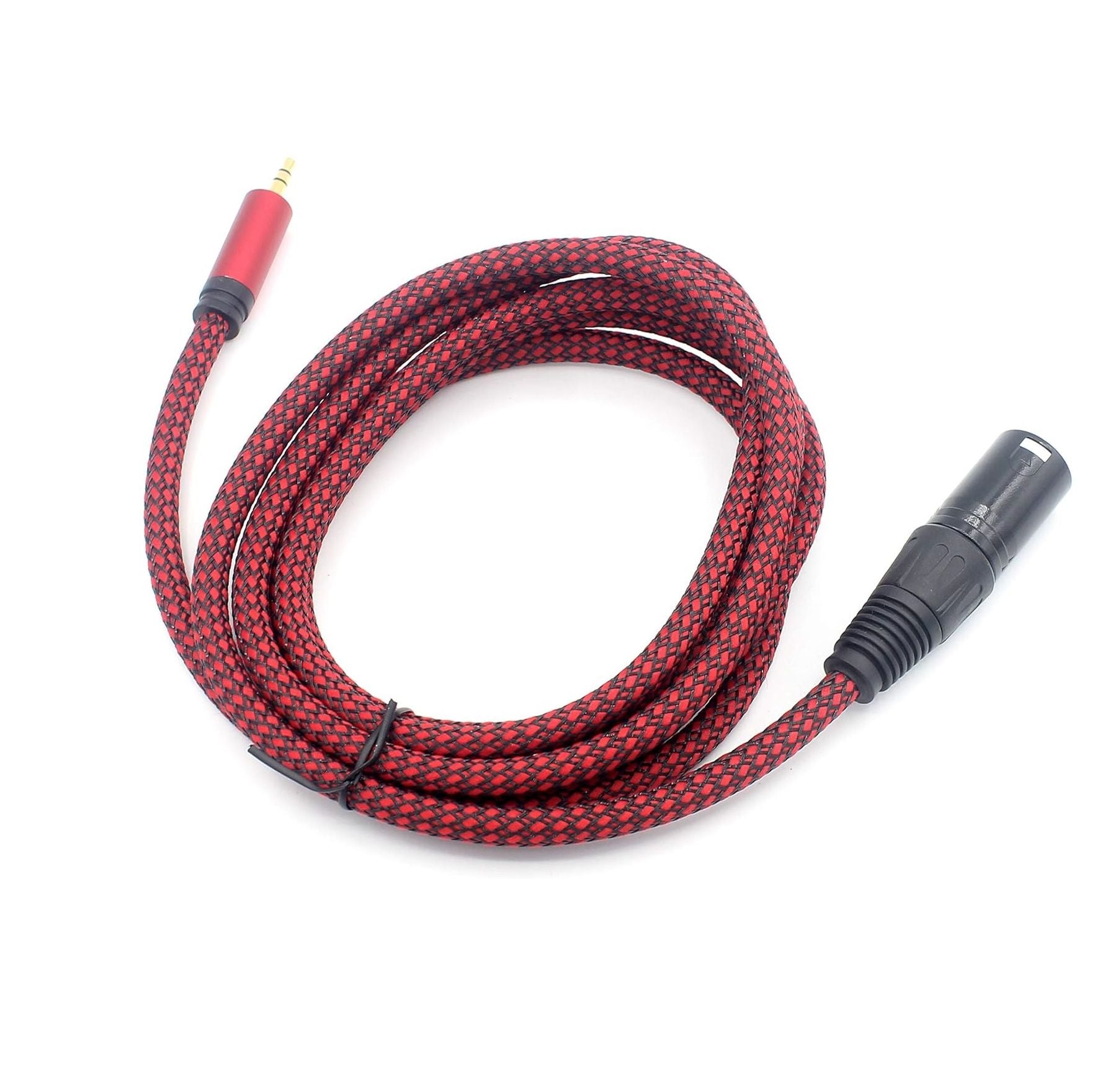 Mini 3.5mm (1/8") TRS to XLR Male Cable – Smartphone to Mixer Stereo Microphone Cable