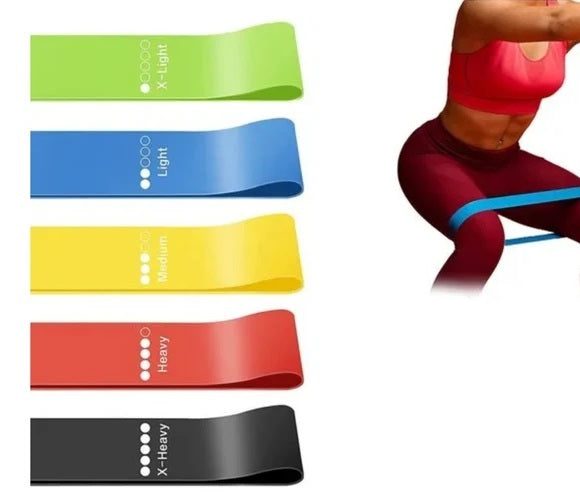 1 Pcs Exercise Fitness Bands For Legs And Butt Gym Strength Training Rubber Stretch Loops Bands Fitness Cross Fit Equipment Yoga Belt Exercise Pull Rope Elastic Bands For Fit Home Gym