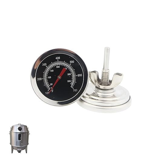 Waterproof BBQ Grill Thermometer Instant Read Meat Thermometer with  Long Stainless Steel Probe
