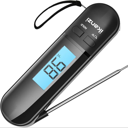 iKanzi Digital Meat Thermometer | Instant Read Grill & Kitchen Thermometer | Cooking, Roasting, BBQ, Baking, and Food Temperature Probe