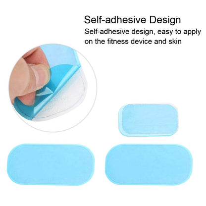 EMS Gel Pads, 10 Pcs EMS ABS Replacement Pads,Electrodes Gel Replacement Pads, EMS Trainer Gel Pads for Abs Toner, ABS,  60mm*45mm