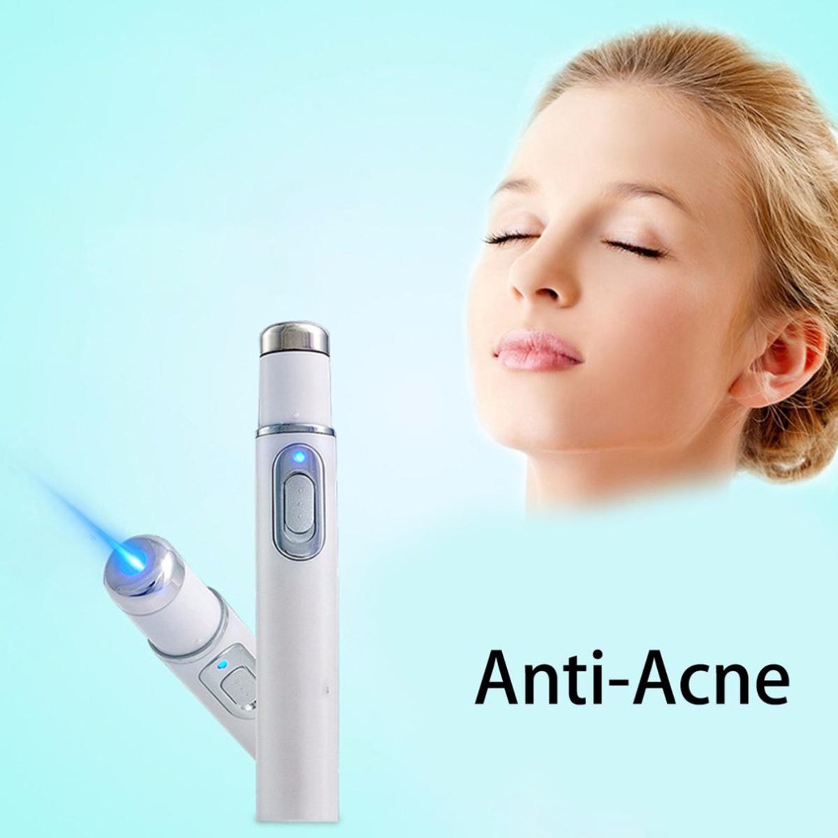 Blue Light Heating Beauty Device Acne Laser Pen Scar Removal Machine Acne Treatment Anti Wrinkle Removal Pen