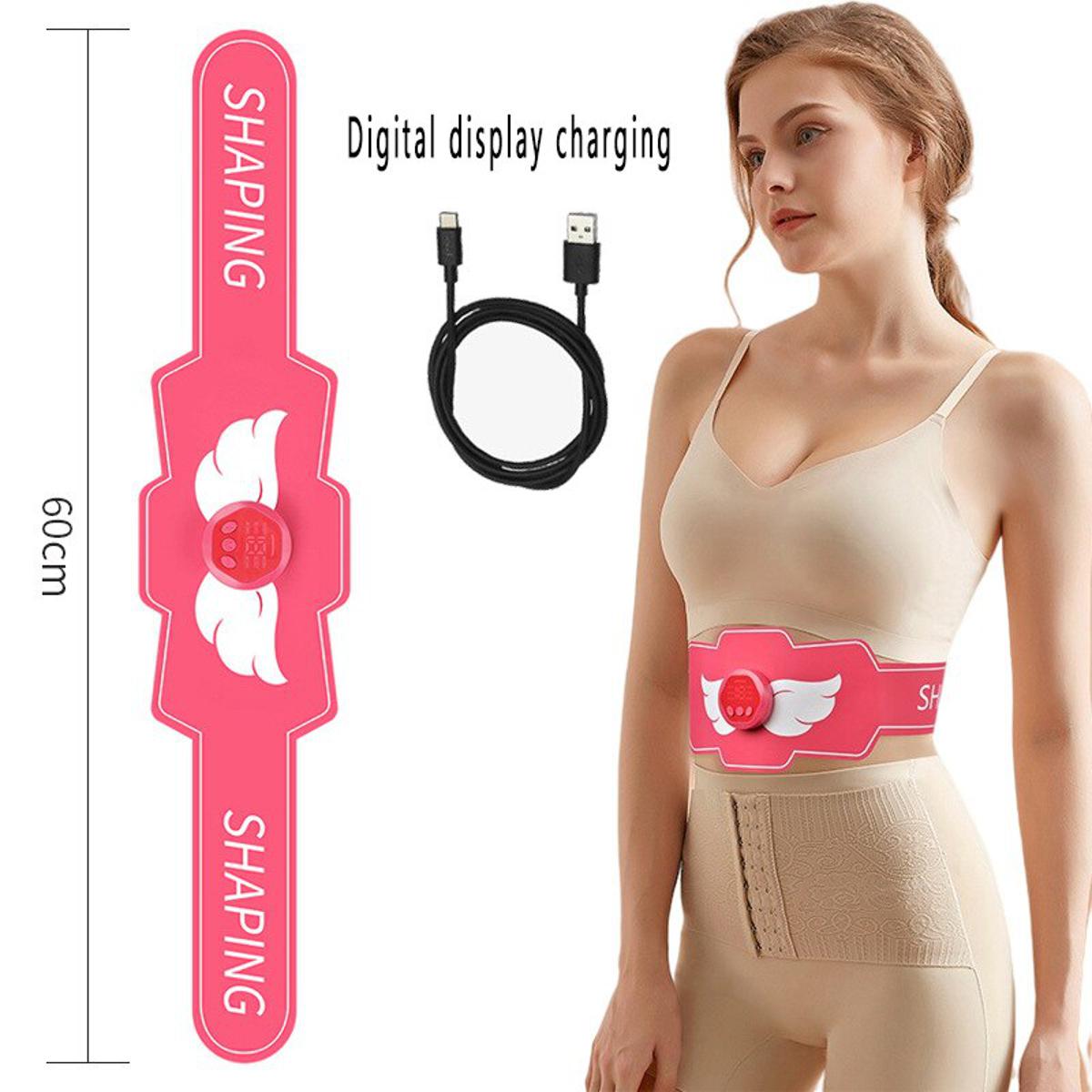 Rechargeable Smart New Belt Abdominal Muscle Post Electric Abdominal Weight Loss Belt Constant Temperature EMS Smart Fitness Belt