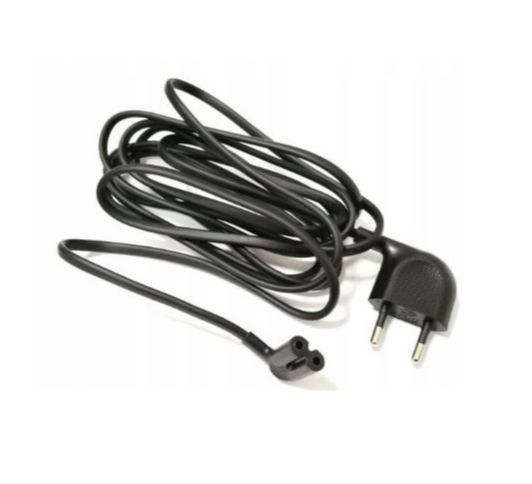 EU 2-Pin Power Cable IEC C7 Figure-8 Cord for TV, DVD Player, Radio & Home Electronics
