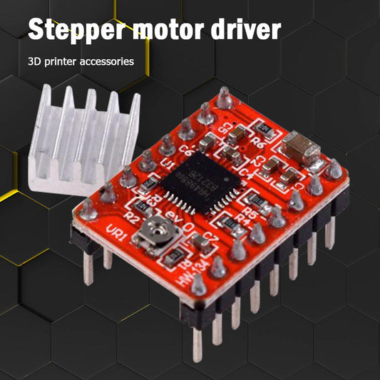 HW-134 Stepper Motor Driver Board Module with Heat Sink 3D Printer Parts Accessories