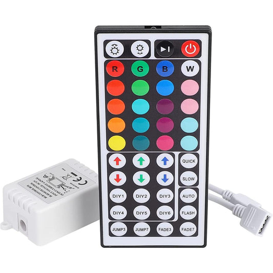 RGB LED Light Strip Remote Controller 44 Keys IR Remote Controller Replacement for SMD 5050 3528 2835 RGB LED Strip Lights