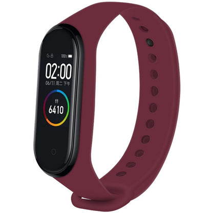 A One World Premium Quality Straps For Mi Smart Band 4 Girls Strap - Maroon (Also Compatible with Mi Band 3) (Watch Not Included)