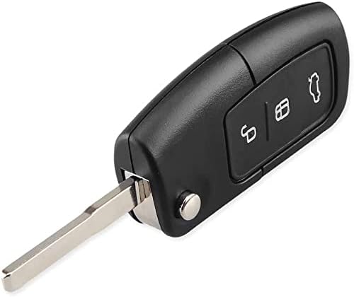 3 Buttons Car Key Cover Flip Folding Replacement