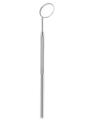 Dental Mirror Stainless Steel 16 cm with Handle Dentist Tool for Teeth Cleaning Plaque, Mouth Inspection, Lash Extension Mirror
