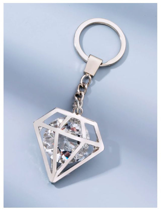 Metal Crown Diamond Keychain Perfect for keys, bags, backpacks, or as a gift for birthdays, anniversaries A One