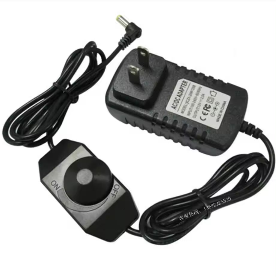 1V 2V 3V 5V 6V 8V 9V 10V 12V  0.5A  LED Light AC DC Power Adapter with on off Touch DC Dimmer Switch