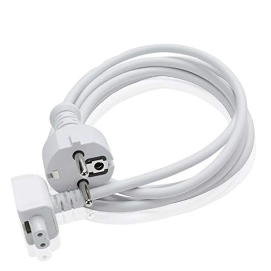 2 meter EU European Extension Wall Power Cord Plug for Laptop Power Adapters | Compatible with 45W, 60W & 85W Chargers